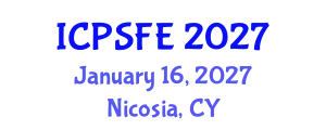 International Conference on Plasma Science and Fusion Engineering (ICPSFE) January 16, 2027 - Nicosia, Cyprus
