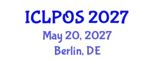 International Conference on Laser Physics and Optical Sciences (ICLPOS) May 20, 2027 - Berlin, Germany