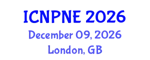 International Conference on Nuclear Physics and Nuclear Engineering (ICNPNE) December 09, 2026 - London, United Kingdom