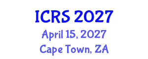 International Conference on Remote Sensing (ICRS) April 15, 2027 - Cape Town, South Africa