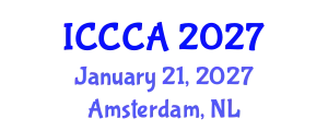 International Conference on Computer Communications and Applications (ICCCA) January 21, 2027 - Amsterdam, Netherlands
