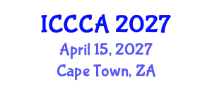 International Conference on Computer Communications and Applications (ICCCA) April 15, 2027 - Cape Town, South Africa