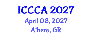 International Conference on Computer Communications and Applications (ICCCA) April 08, 2027 - Athens, Greece