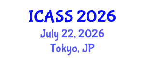 International Conference on Astronomy and Space Sciences (ICASS) July 22, 2026 - Tokyo, Japan
