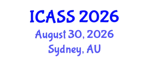 International Conference on Astronomy and Space Sciences (ICASS) August 30, 2026 - Sydney, Australia