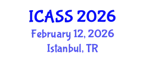International Conference on Astronomy and Space Sciences (ICASS) February 12, 2026 - Istanbul, Turkey