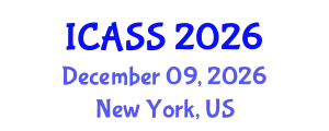International Conference on Astronomy and Space Sciences (ICASS) December 09, 2026 - New York, United States