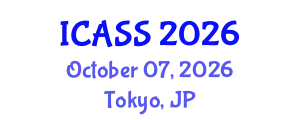 International Conference on Astronomy and Space Sciences (ICASS) October 07, 2026 - Tokyo, Japan