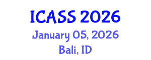 International Conference on Astronomy and Space Sciences (ICASS) January 05, 2026 - Bali, Indonesia