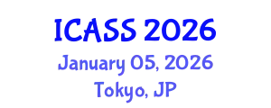 International Conference on Astronomy and Space Sciences (ICASS) January 05, 2026 - Tokyo, Japan