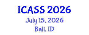 International Conference on Astronomy and Space Sciences (ICASS) July 15, 2026 - Bali, Indonesia