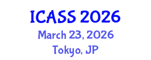 International Conference on Astronomy and Space Sciences (ICASS) March 23, 2026 - Tokyo, Japan