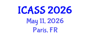 International Conference on Astronomy and Space Sciences (ICASS) May 11, 2026 - Paris, France