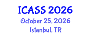 International Conference on Astronomy and Space Sciences (ICASS) October 25, 2026 - Istanbul, Turkey