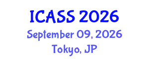 International Conference on Astronomy and Space Sciences (ICASS) September 09, 2026 - Tokyo, Japan