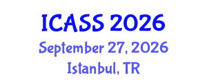International Conference on Astronomy and Space Sciences (ICASS) September 27, 2026 - Istanbul, Turkey