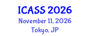 International Conference on Astronomy and Space Sciences (ICASS) November 11, 2026 - Tokyo, Japan