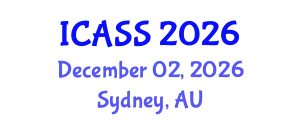 International Conference on Astronomy and Space Sciences (ICASS) December 02, 2026 - Sydney, Australia