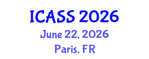 International Conference on Astronomy and Space Sciences (ICASS) June 22, 2026 - Paris, France