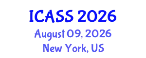 International Conference on Astronomy and Space Sciences (ICASS) August 09, 2026 - New York, United States