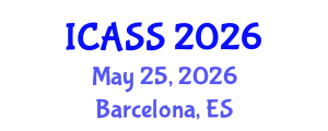 International Conference on Astronomy and Space Sciences (ICASS) May 25, 2026 - Barcelona, Spain