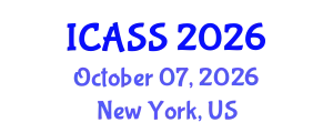 International Conference on Astronomy and Space Sciences (ICASS) October 07, 2026 - New York, United States