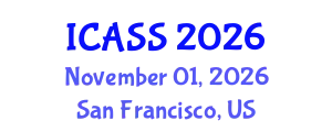 International Conference on Astronomy and Space Sciences (ICASS) November 01, 2026 - San Francisco, United States
