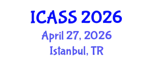 International Conference on Astronomy and Space Sciences (ICASS) April 27, 2026 - Istanbul, Turkey