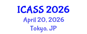 International Conference on Astronomy and Space Sciences (ICASS) April 20, 2026 - Tokyo, Japan