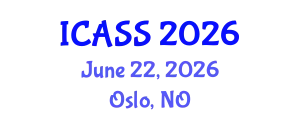 International Conference on Astronomy and Space Sciences (ICASS) June 22, 2026 - Oslo, Norway