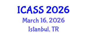 International Conference on Astronomy and Space Sciences (ICASS) March 16, 2026 - Istanbul, Turkey