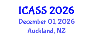 International Conference on Astronomy and Space Sciences (ICASS) December 01, 2026 - Auckland, New Zealand