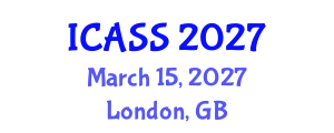 International Conference on Astronomy and Space Sciences (ICASS) March 15, 2027 - London, United Kingdom