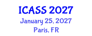 International Conference on Astronomy and Space Sciences (ICASS) January 25, 2027 - Paris, France