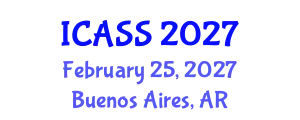 International Conference on Astronomy and Space Sciences (ICASS) February 25, 2027 - Buenos Aires, Argentina