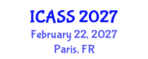 International Conference on Astronomy and Space Sciences (ICASS) February 22, 2027 - Paris, France