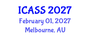 International Conference on Astronomy and Space Sciences (ICASS) February 01, 2027 - Melbourne, Australia