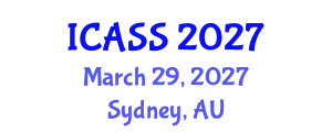 International Conference on Astronomy and Space Sciences (ICASS) March 29, 2027 - Sydney, Australia