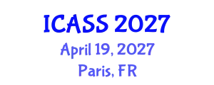 International Conference on Astronomy and Space Sciences (ICASS) April 19, 2027 - Paris, France
