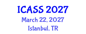 International Conference on Astronomy and Space Sciences (ICASS) March 22, 2027 - Istanbul, Turkey