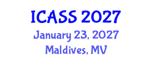 International Conference on Astronomy and Space Sciences (ICASS) January 23, 2027 - Maldives, Maldives