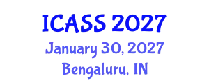 International Conference on Astronomy and Space Sciences (ICASS) January 30, 2027 - Bengaluru, India
