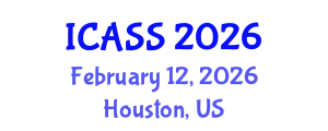 International Conference on Astronomy and Space Sciences (ICASS) February 12, 2026 - Houston, United States