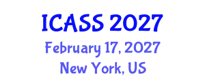 International Conference on Astronomy and Space Sciences (ICASS) February 17, 2027 - New York, United States