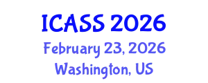 International Conference on Astronomy and Space Sciences (ICASS) February 23, 2026 - Washington, United States