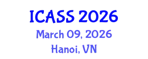 International Conference on Astronomy and Space Sciences (ICASS) March 09, 2026 - Hanoi, Vietnam