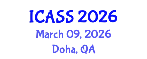 International Conference on Astronomy and Space Sciences (ICASS) March 09, 2026 - Doha, Qatar
