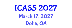 International Conference on Astronomy and Space Sciences (ICASS) March 17, 2027 - Doha, Qatar
