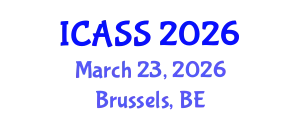 International Conference on Astronomy and Space Sciences (ICASS) March 23, 2026 - Brussels, Belgium