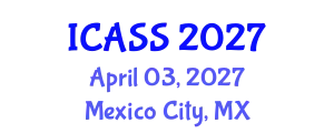 International Conference on Astronomy and Space Sciences (ICASS) April 03, 2027 - Mexico City, Mexico